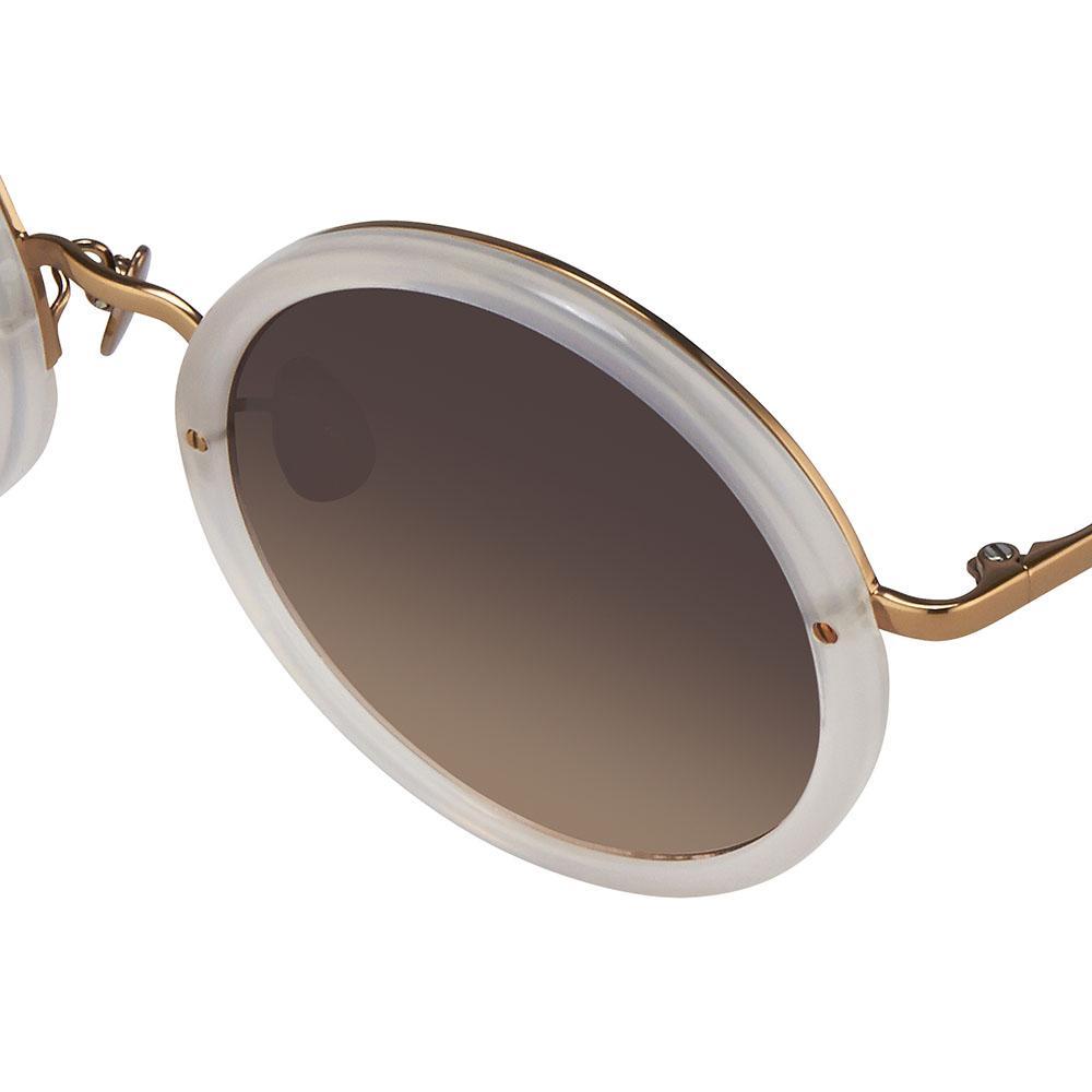 Color_LFL239C46SUN - Linda Farrow Tracy C46 Round Sunglasses