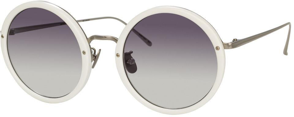 Color_LFL239C68SUN - Linda Farrow Tracy C68 Round Sunglasses