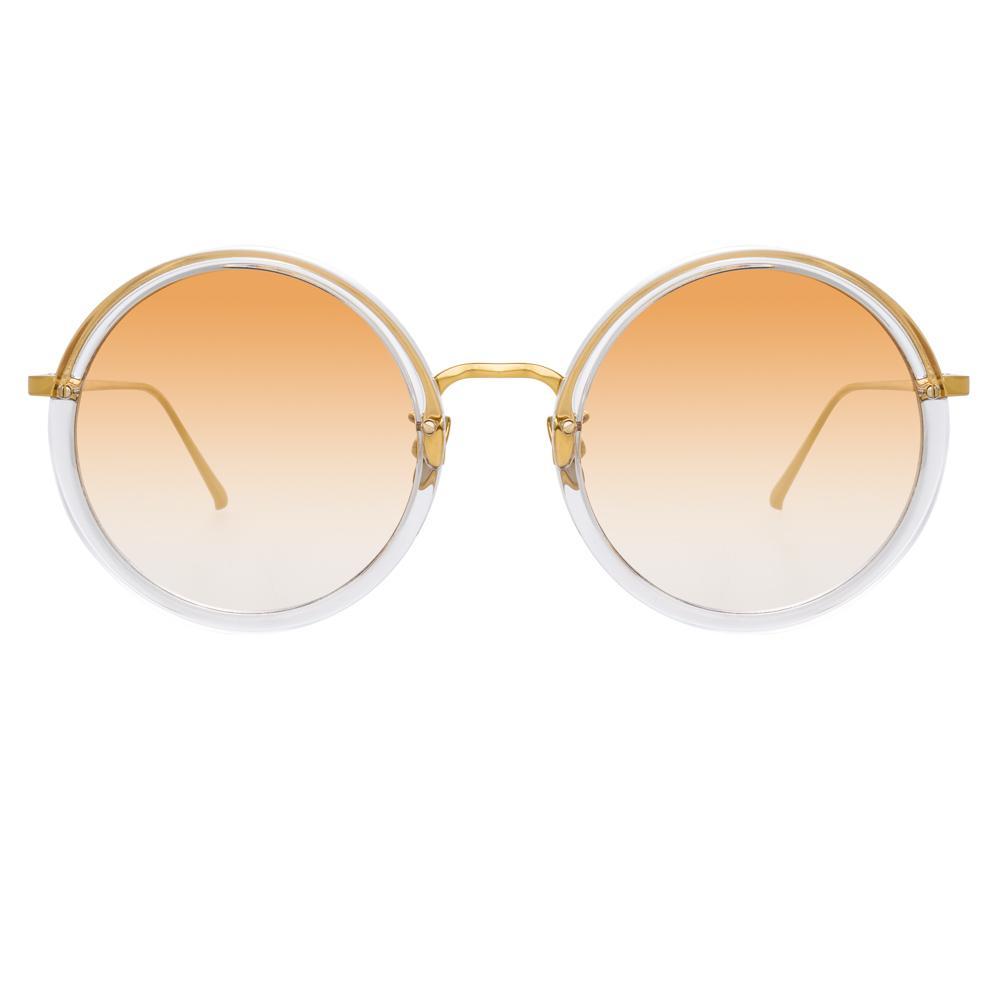 Color_LFL239C86SUN - Linda Farrow Tracy C86 Round Sunglasses