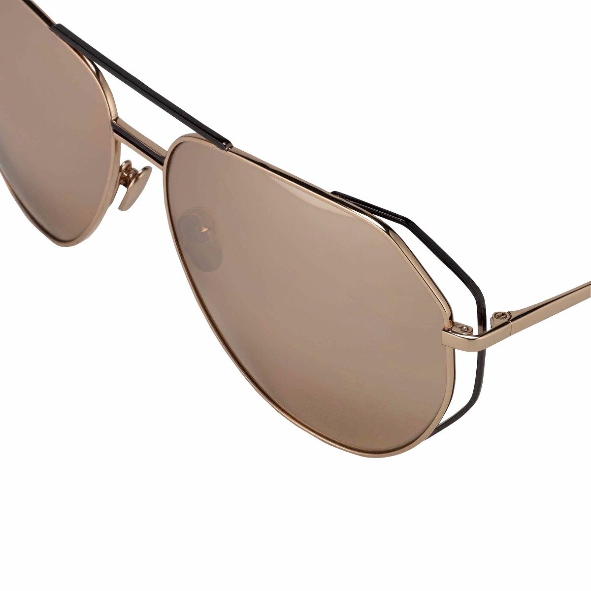 Color_LFL351C7SUN - Linda Farrow 351 C7 Aviator Sunglasses