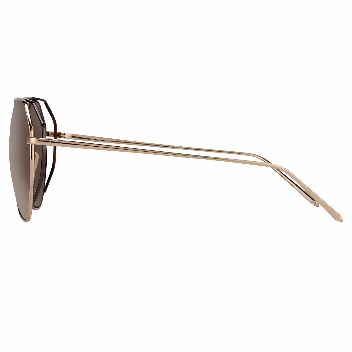 Color_LFL351C7SUN - Linda Farrow 351 C7 Aviator Sunglasses