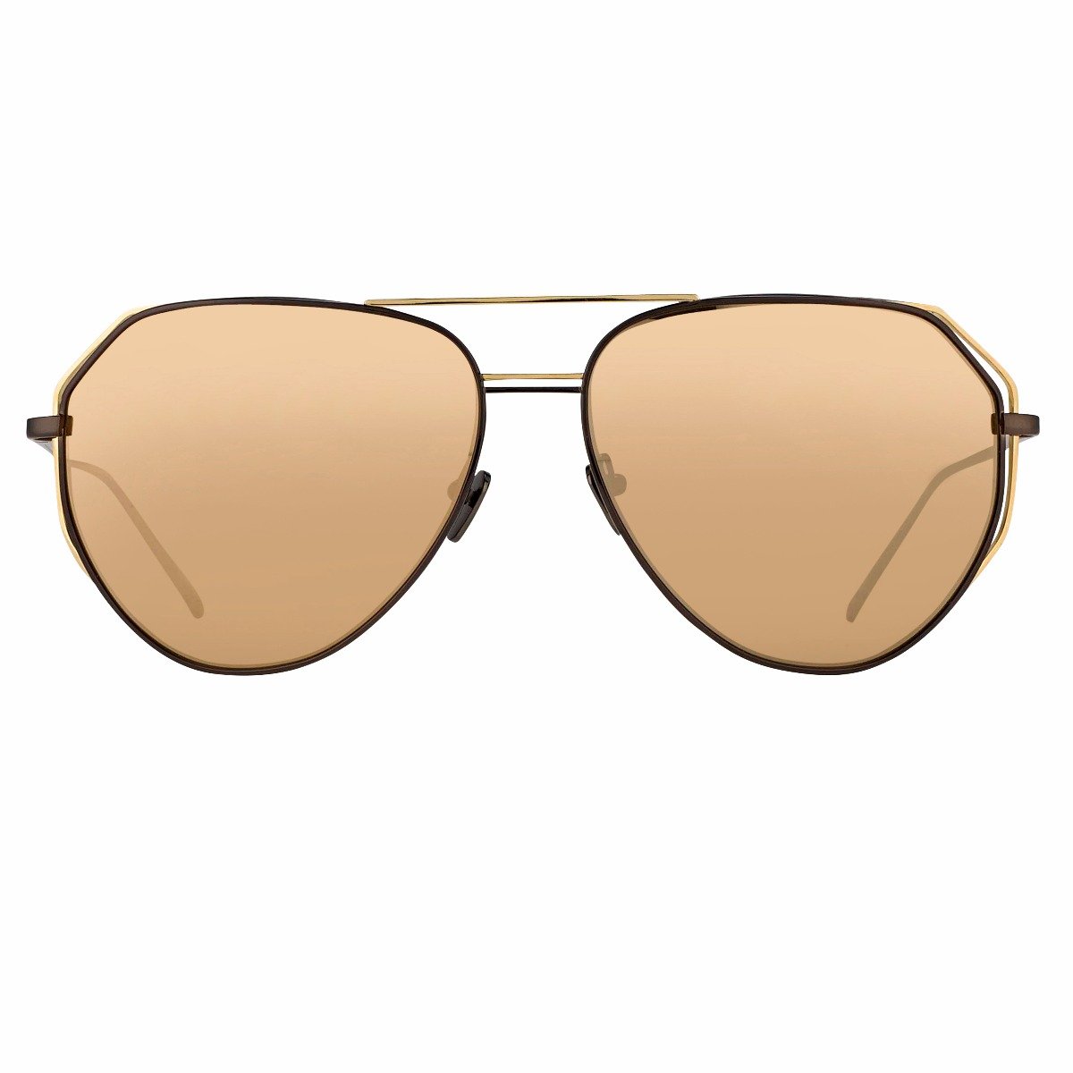 Color_LFL351C8SUN - Linda Farrow 351 C8 Aviator Sunglasses