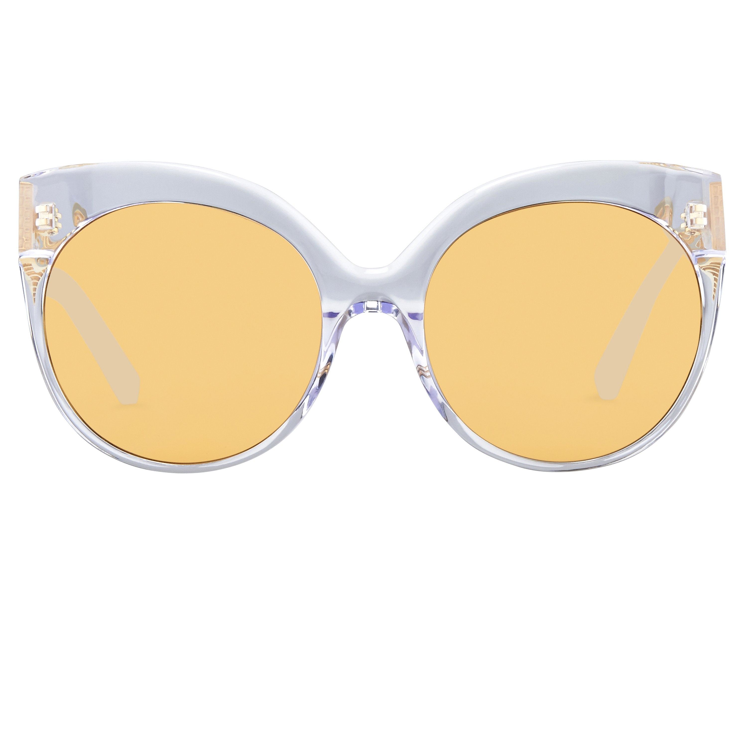 Color_LFL388C11SUN - Linda Farrow 388 C11 Cat Eye Sunglasses