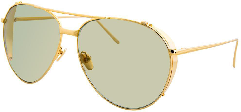 Color_LFL425C13SUN - Linda Farrow 425 C13 Aviator Sunglasses