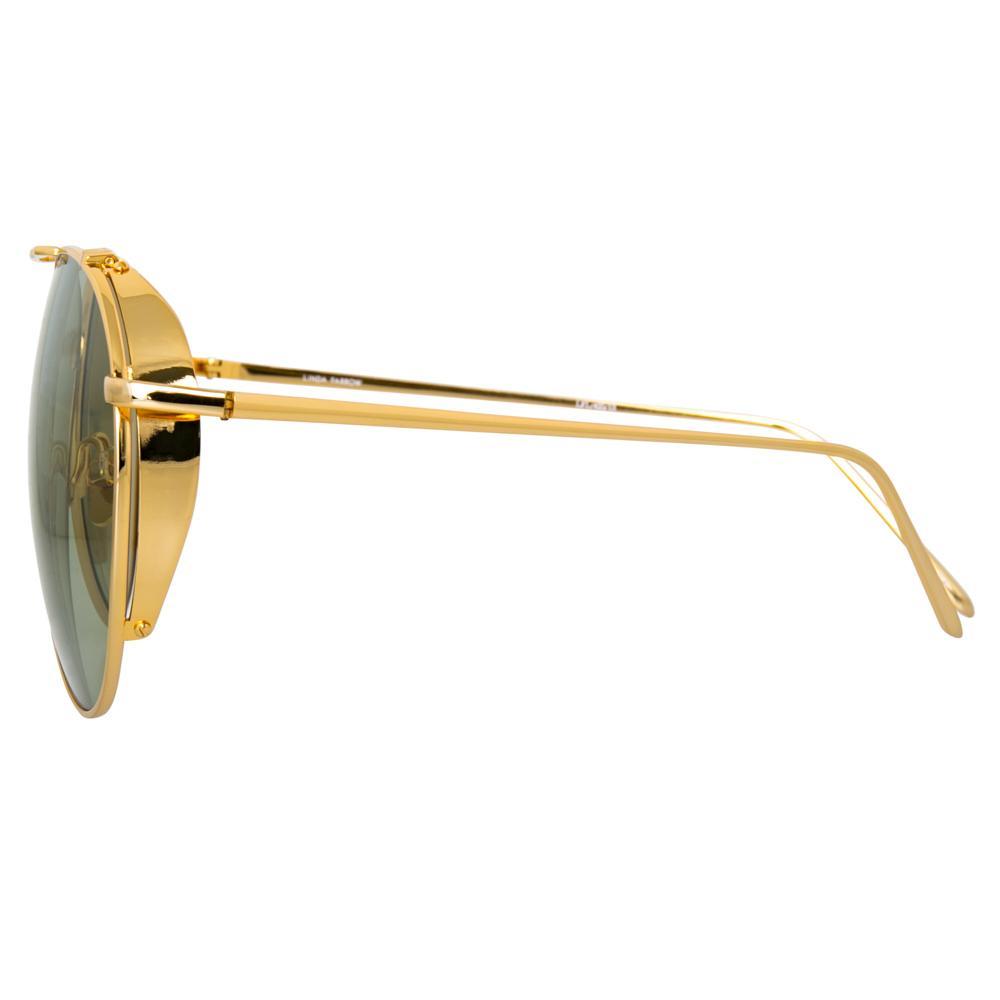 Color_LFL425C13SUN - Linda Farrow 425 C13 Aviator Sunglasses