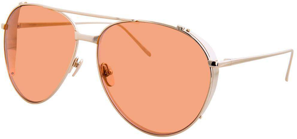 Color_LFL425C16SUN - Linda Farrow 425 C16 Aviator Sunglasses