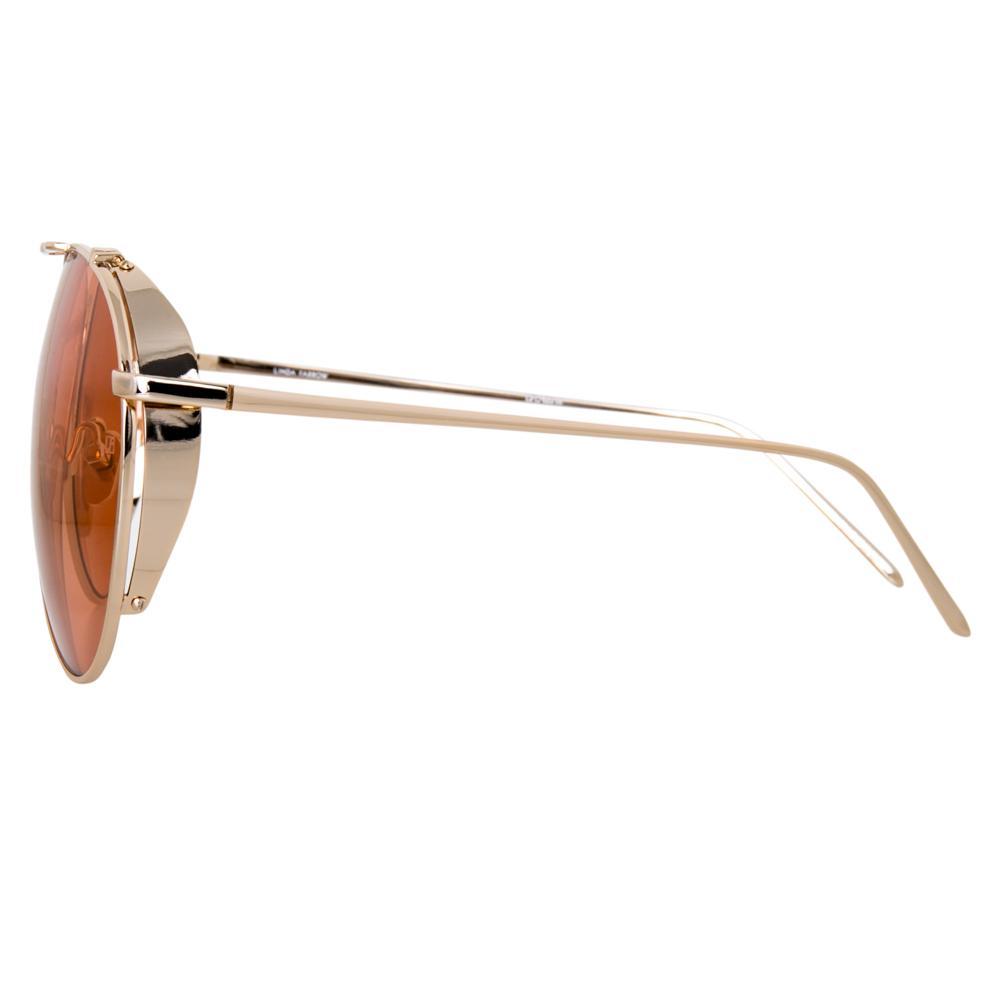 Color_LFL425C16SUN - Linda Farrow 425 C16 Aviator Sunglasses