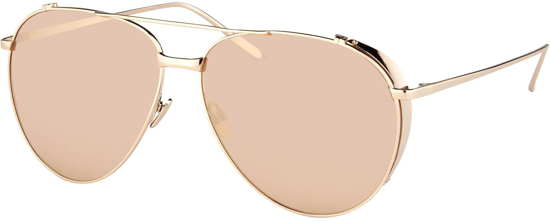 Color_LFL425C3SUN - Linda Farrow 425 C3 Aviator Sunglasses