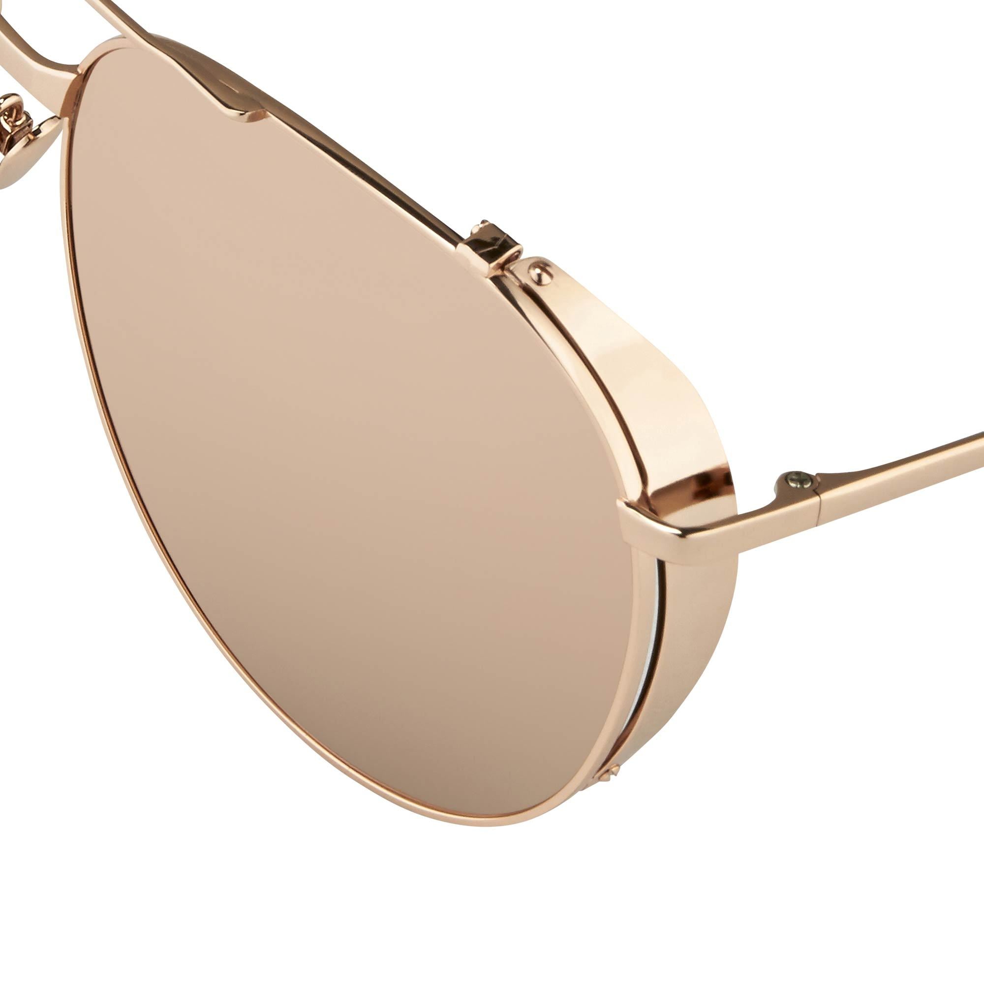 Color_LFL425C3SUN - Linda Farrow 425 C3 Aviator Sunglasses