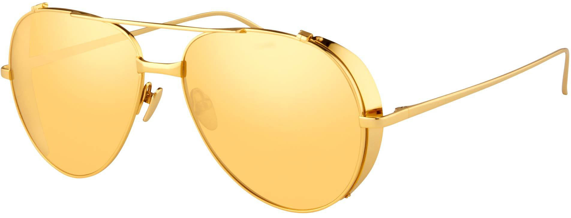 Color_LFL426C1SUN - Linda Farrow 426 C1 Aviator Sunglasses