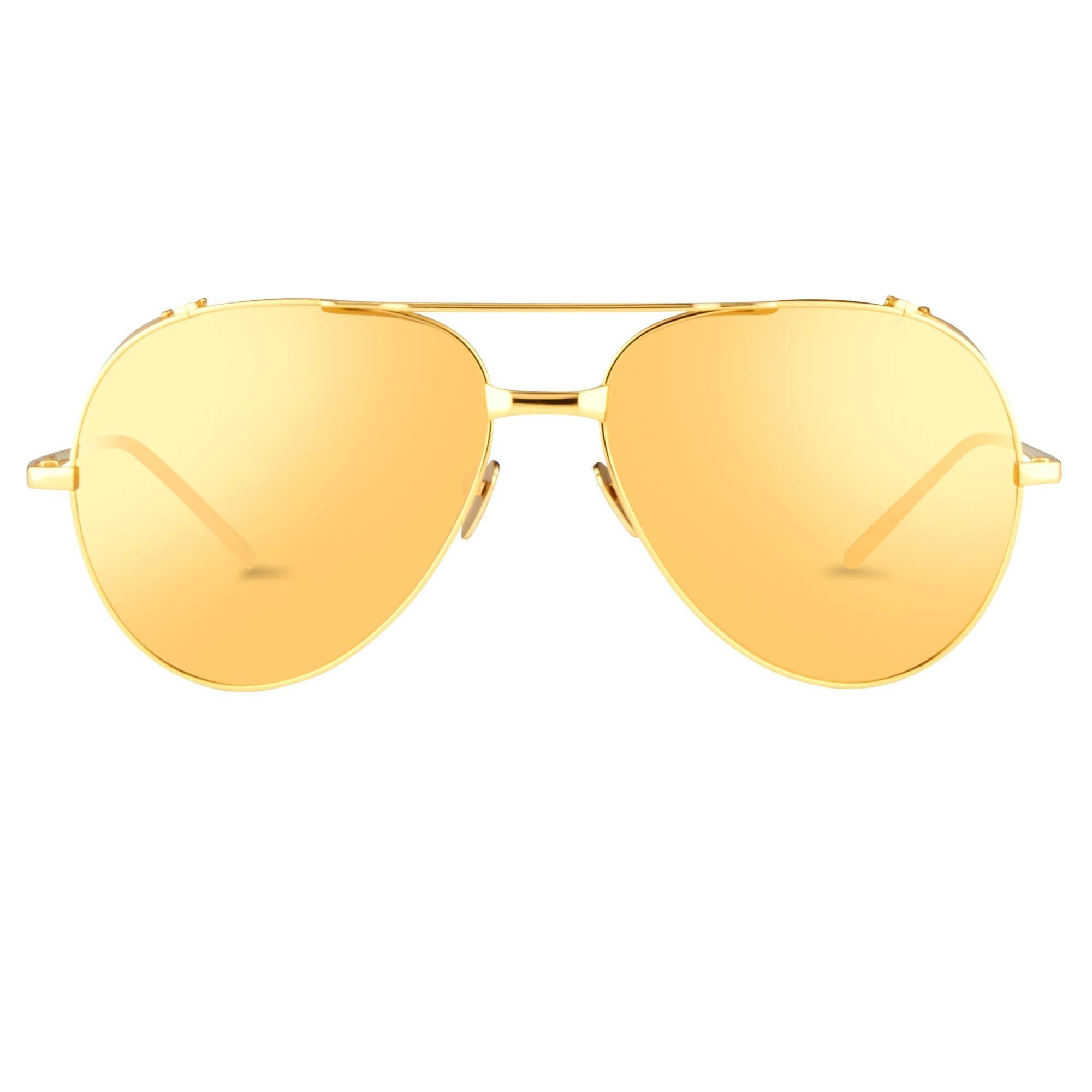 Color_LFL426C1SUN - Linda Farrow 426 C1 Aviator Sunglasses