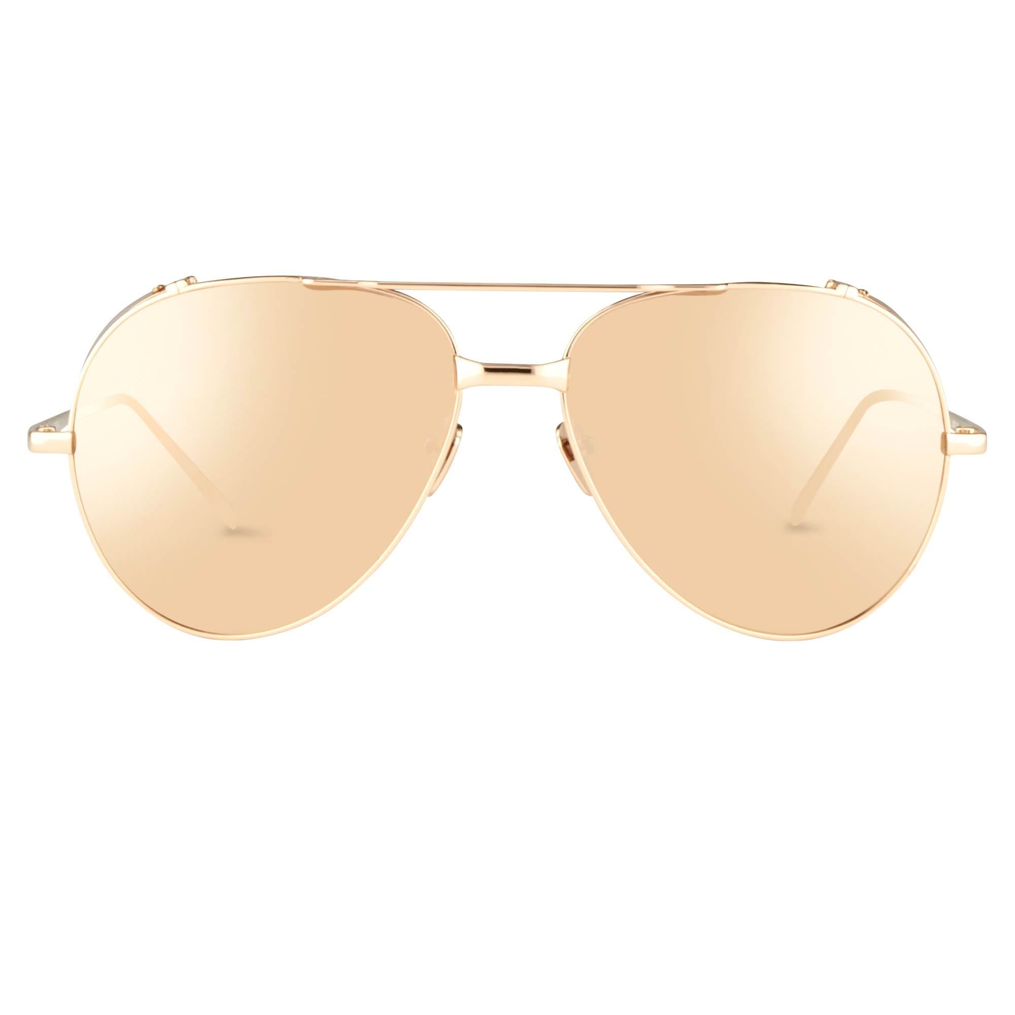 Color_LFL426C3SUN - Linda Farrow 426 C3 Aviator Sunglasses