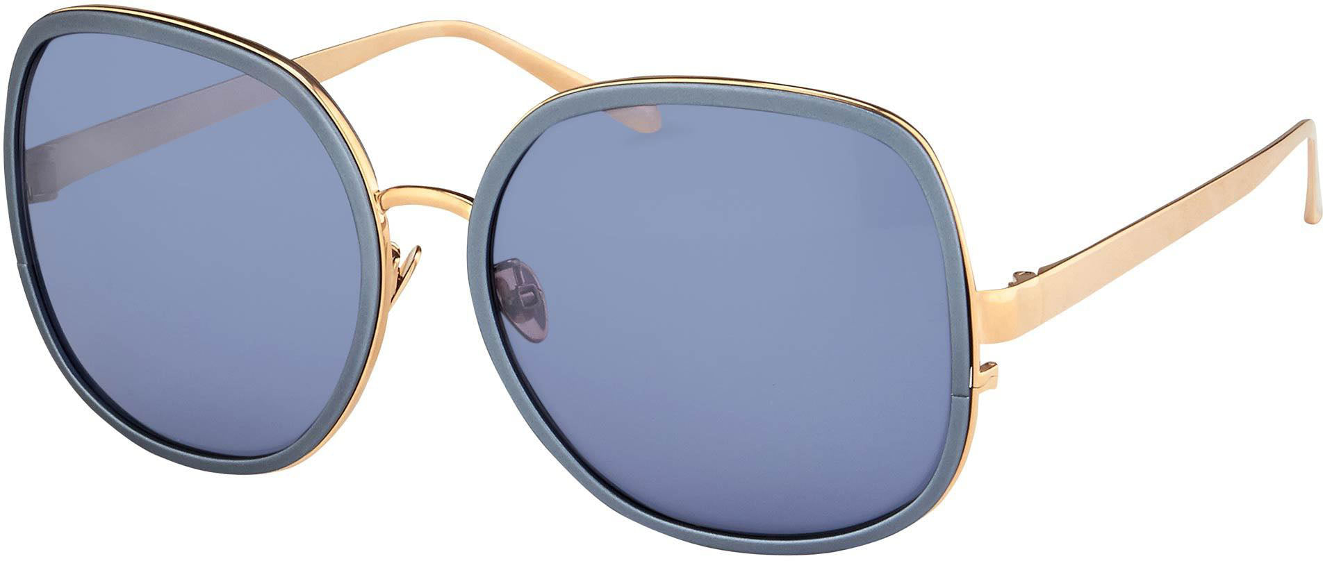 Color_LFL444C5SUN - Linda Farrow 444 C5 Oversized Sunglasses