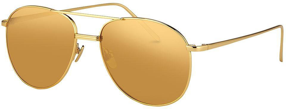 Color_LFL482C1SUN - Linda Farrow 482 C1 Aviator Sunglasses