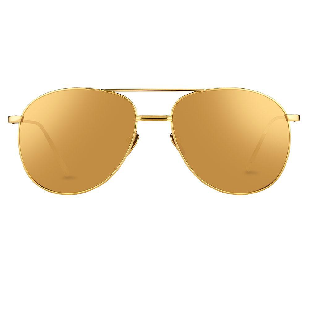 Color_LFL482C1SUN - Linda Farrow 482 C1 Aviator Sunglasses