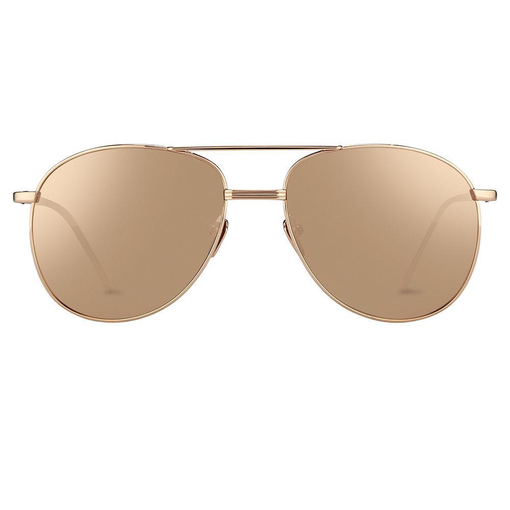 Color_LFL482C3SUN - Linda Farrow 482 C3 Aviator Sunglasses