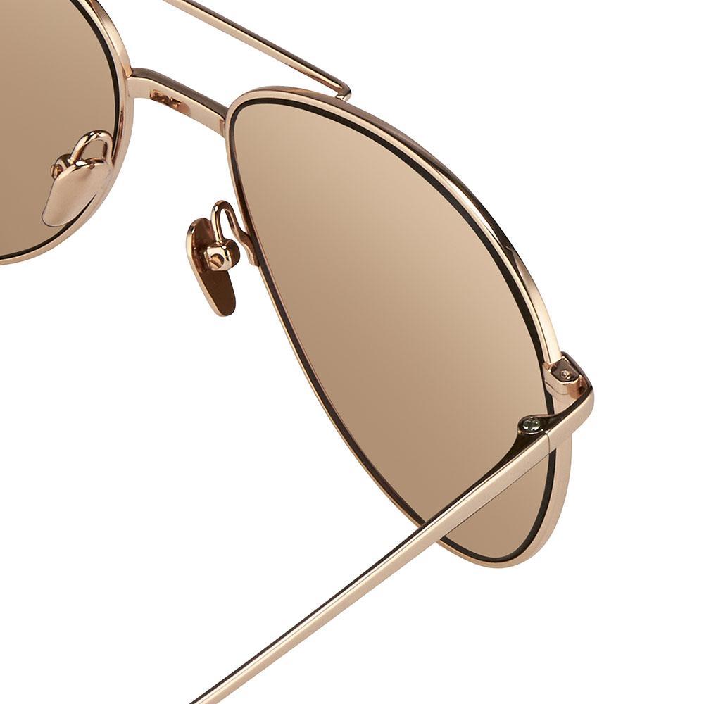 Color_LFL482C3SUN - Linda Farrow 482 C3 Aviator Sunglasses