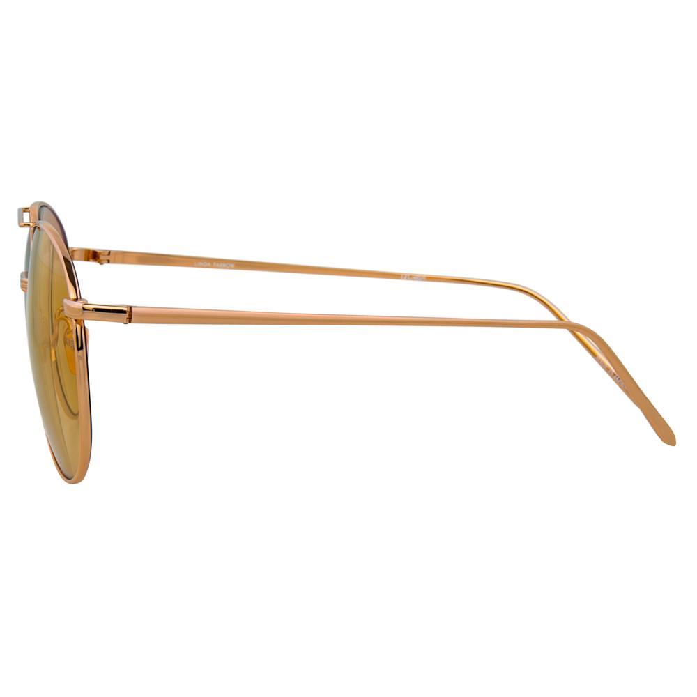 Color_LFL482C9SUN - Linda Farrow 482 C9 Aviator Sunglasses