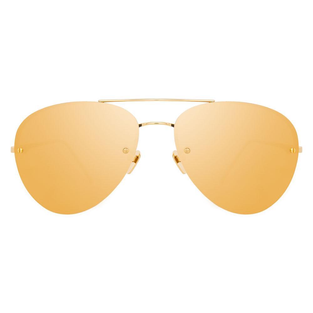 Color_LFL498C1SUN - Linda Farrow 498 C1 Aviator Sunglasses