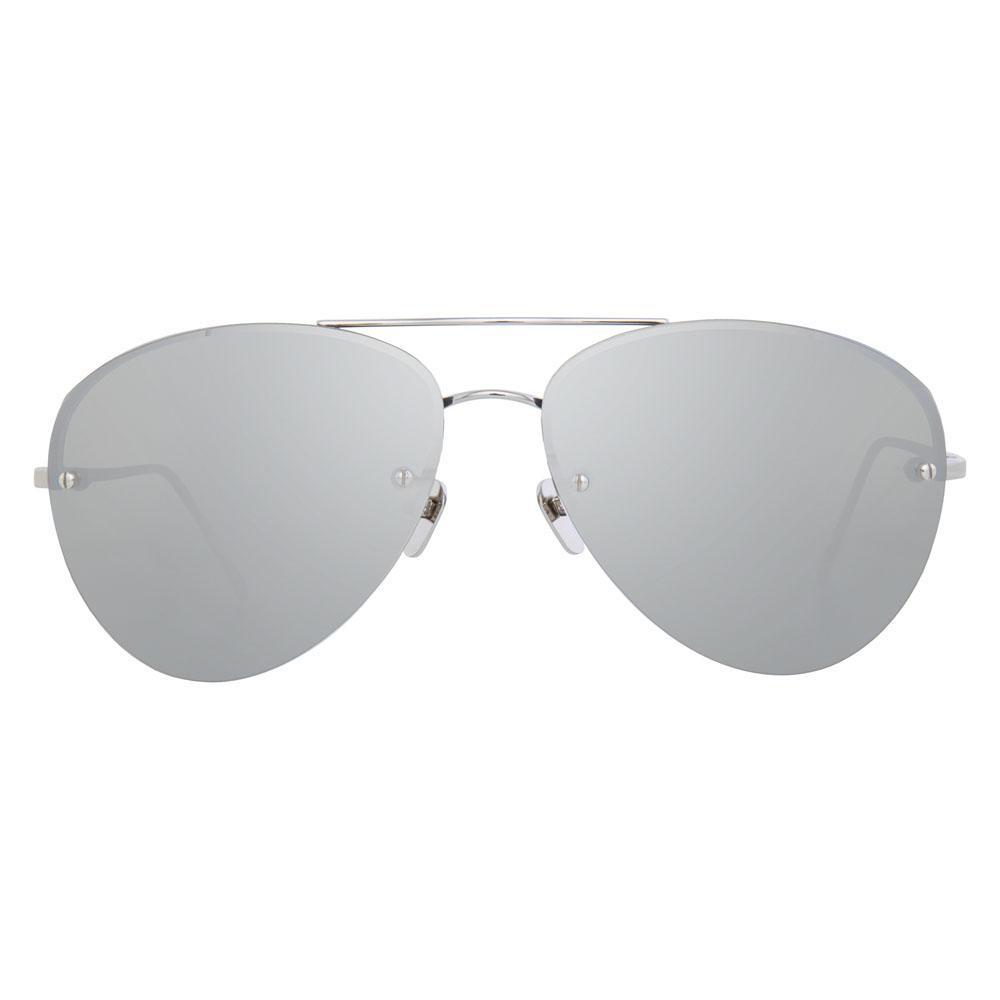 Color_LFL498C2SUN - Linda Farrow 498 C2 Aviator Sunglasses