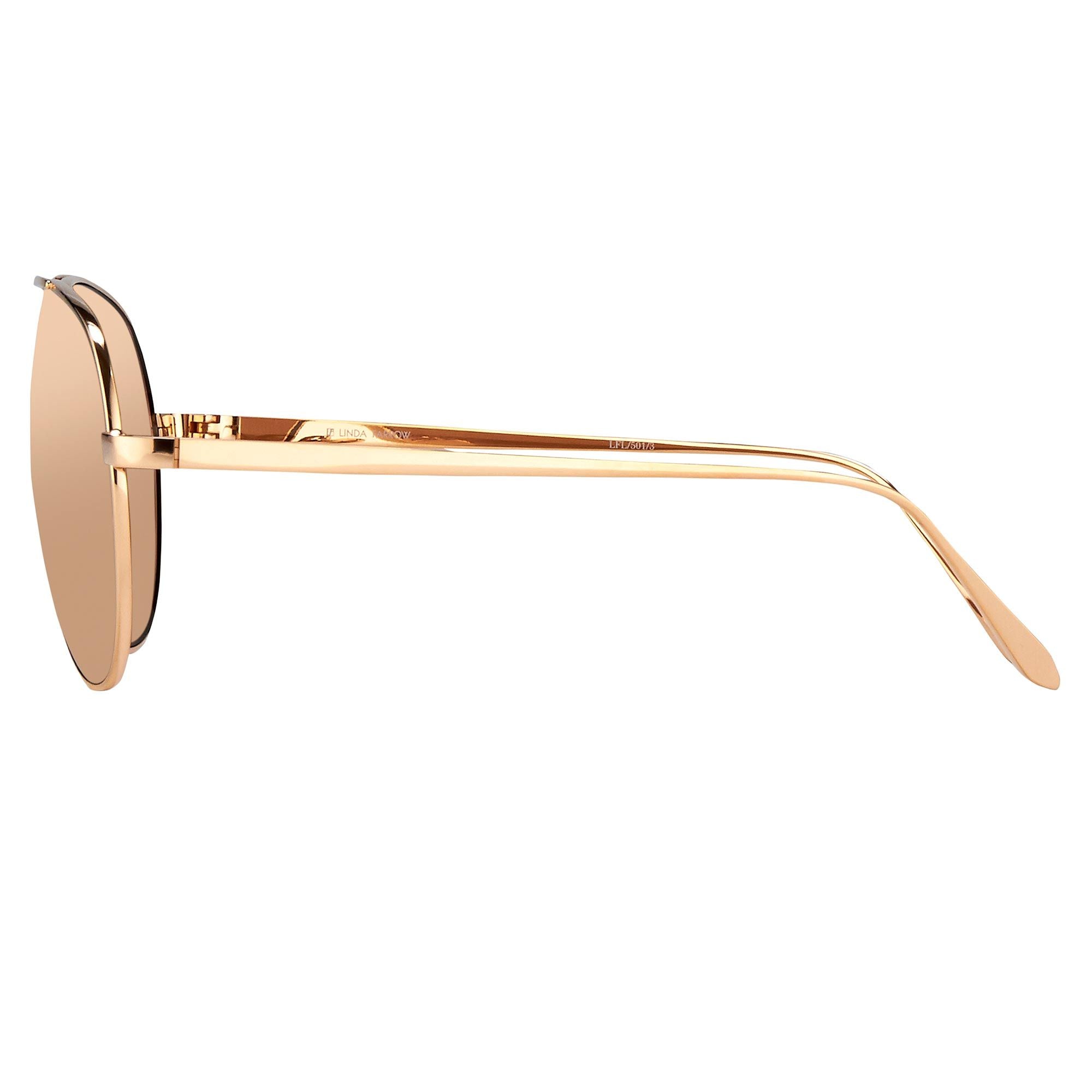 Color_LFL501C3SUN - Linda Farrow 501 C3 Aviator Sunglasses