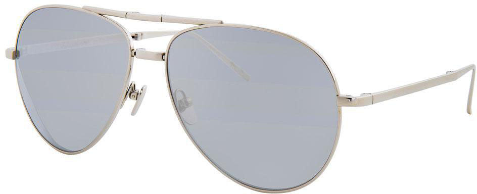 Color_LFL518C2SUN - Linda Farrow 518 C2 Aviator Sunglasses