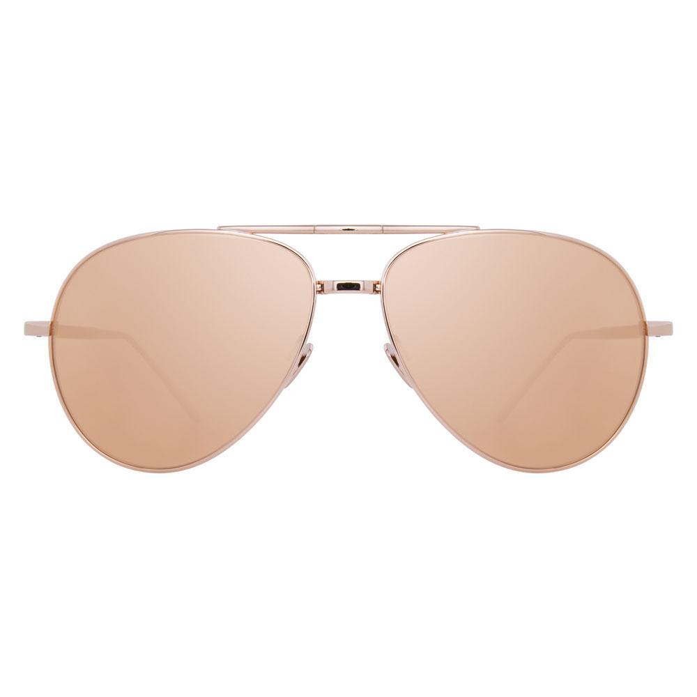 Color_LFL518C3SUN - Linda Farrow 518 C3 Aviator Sunglasses