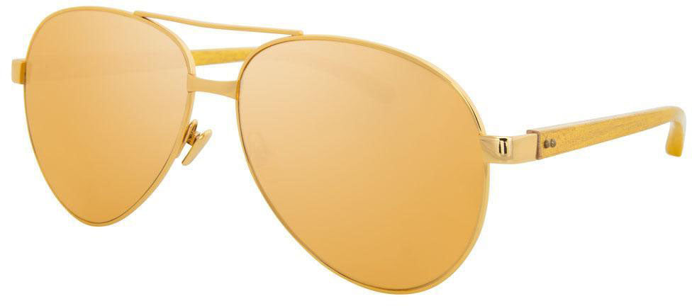 Color_LFL533C1SUN - Linda Farrow 533 C1 Aviator Sunglasses