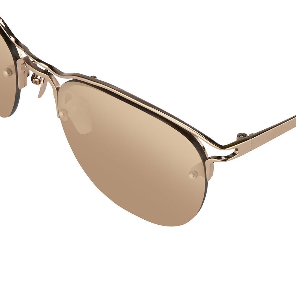 Color_LFL538C3SUN - Linda Farrow 538 C3 Browline Sunglasses