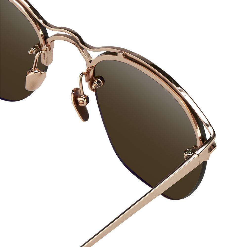 Color_LFL538C6SUN - Linda Farrow 538 C6 Browline Sunglasses