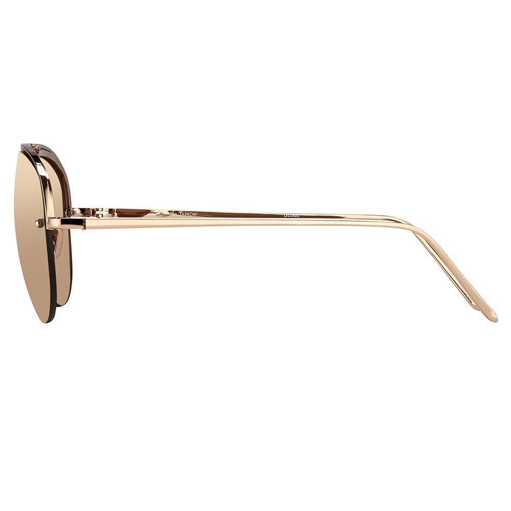 Color_LFL543C3SUN - Linda Farrow 543 C3 Aviator Sunglasses