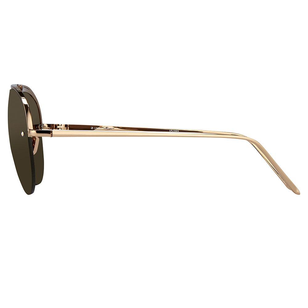 Color_LFL543C6SUN - Linda Farrow 543 C6 Aviator Sunglasses