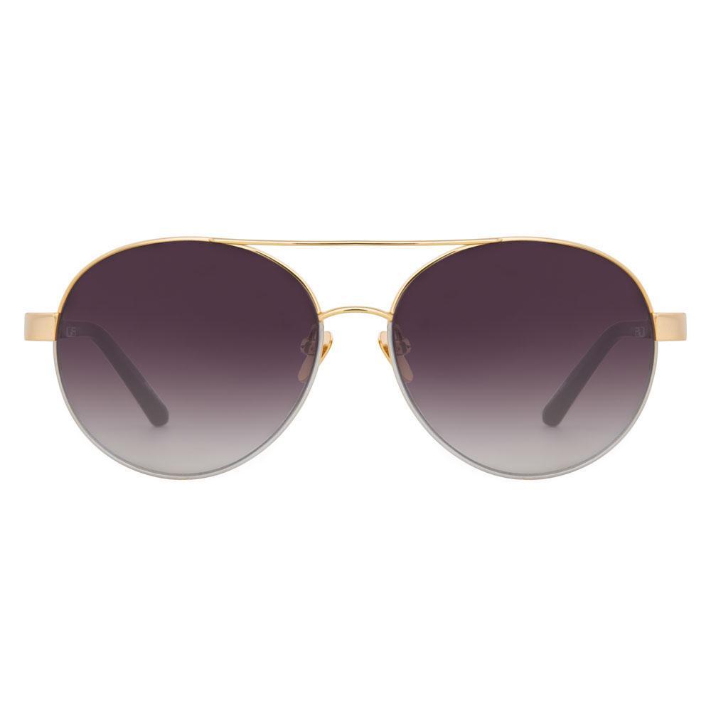 Color_LFL559C4SUN - Linda Farrow 559 C4 Aviator Sunglasses