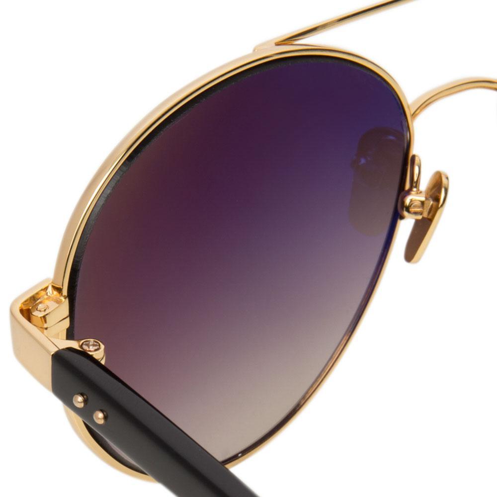 Color_LFL559C4SUN - Linda Farrow 559 C4 Aviator Sunglasses