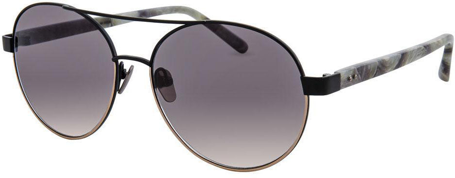 Color_LFL559C5SUN - Linda Farrow 559 C5 Aviator Sunglasses