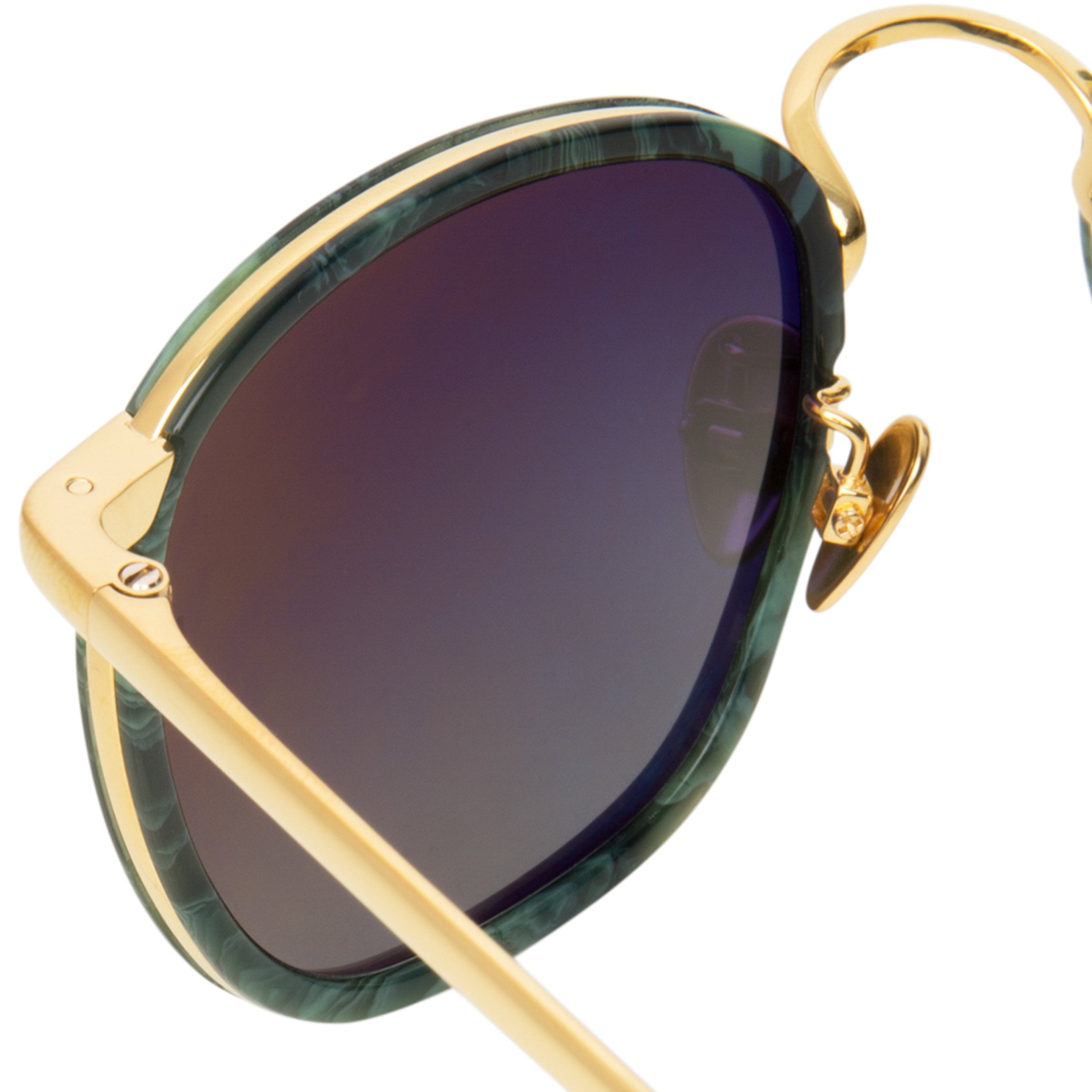 Color_LFL562C5SUN - Linda Farrow 562 C5 Oval Sunglasses