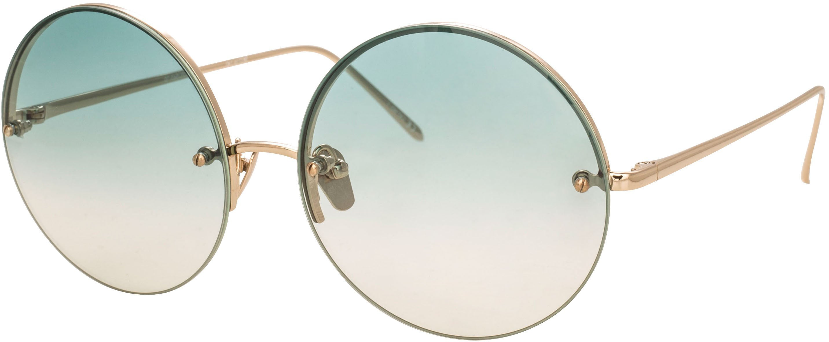 Color_LFL565C10SUN - Linda Farrow 565 C10 Round Sunglasses