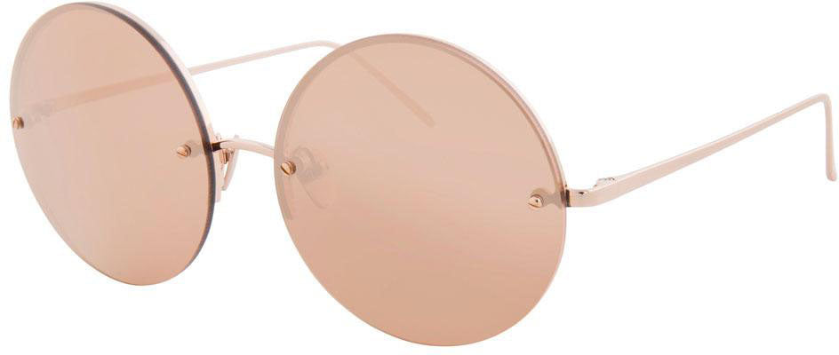 Color_LFL565C3SUN - Linda Farrow 565 C3 Round Sunglasses