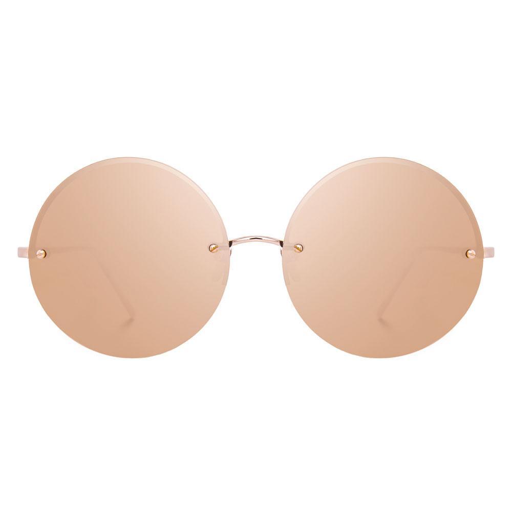 Color_LFL565C3SUN - Linda Farrow 565 C3 Round Sunglasses