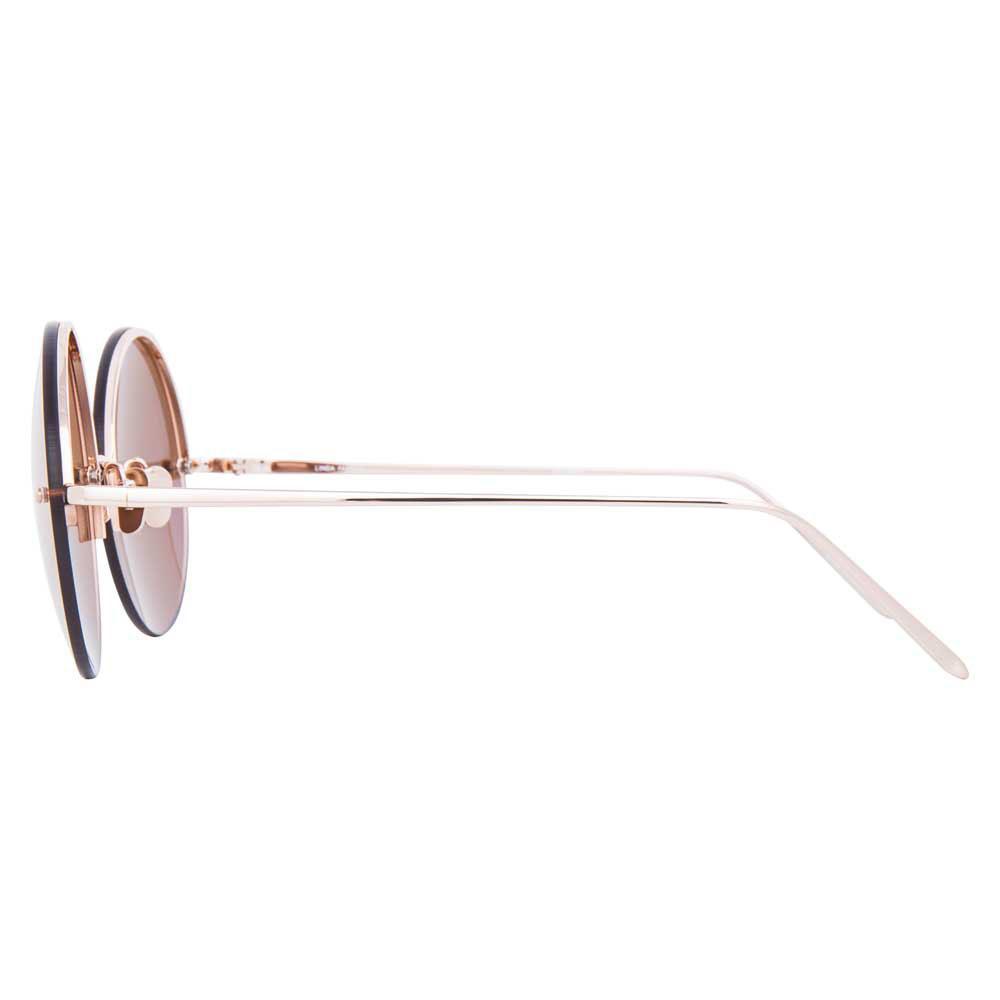 Color_LFL565C3SUN - Linda Farrow 565 C3 Round Sunglasses