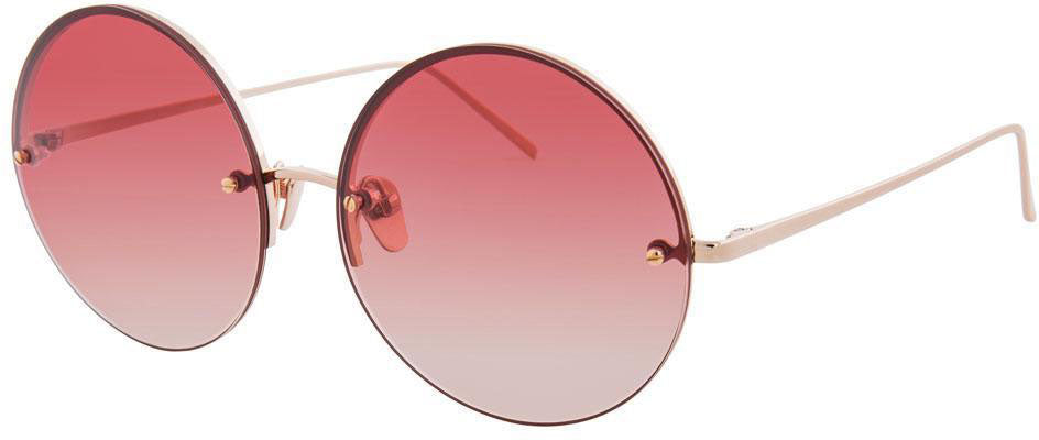 Color_LFL565C7SUN - Linda Farrow 565 C7 Round Sunglasses