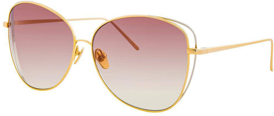 Color_LFL566C5SUN - Linda Farrow 566 C5 Cat Eye Sunglasses