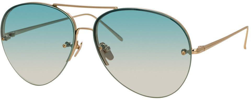 Color_LFL574C10SUN - Linda Farrow 574 C10 Aviator Sunglasses