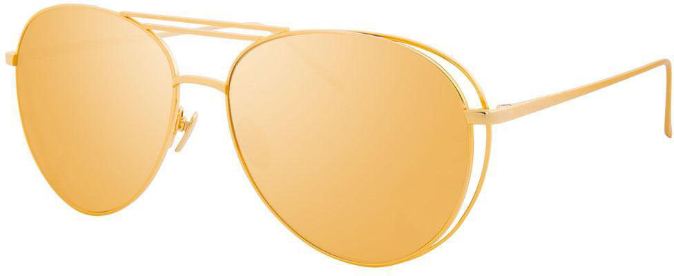 Color_LFL575C1SUN - Linda Farrow 575 C1 Aviator Sunglasses