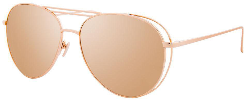 Color_LFL575C3SUN - Linda Farrow 575 C3 Aviator Sunglasses