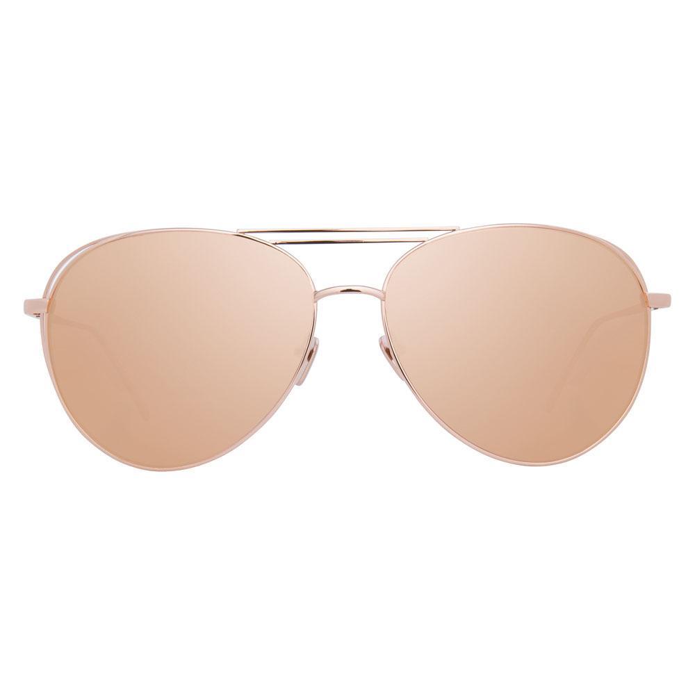 Color_LFL575C3SUN - Linda Farrow 575 C3 Aviator Sunglasses