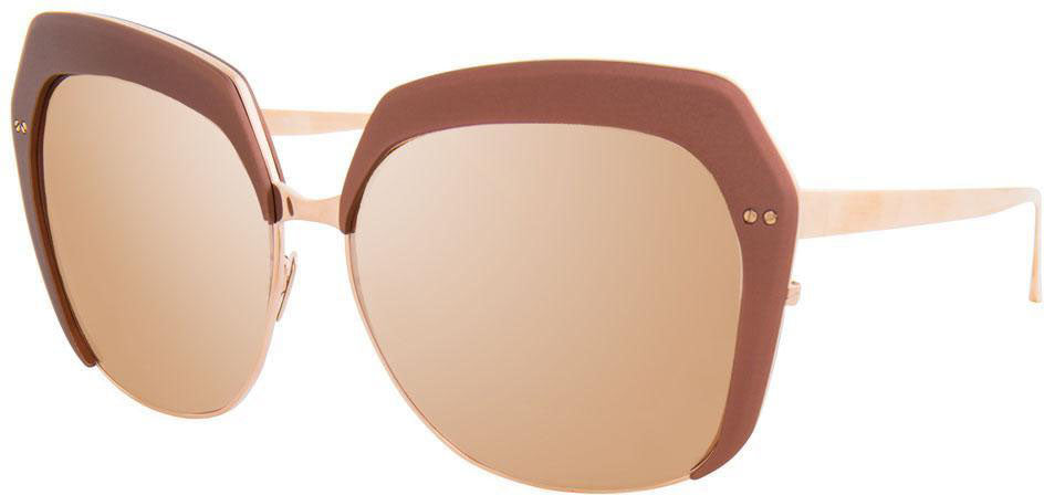 Color_LFL578C3SUN - Linda Farrow 578 C3 Oversized Sunglasses