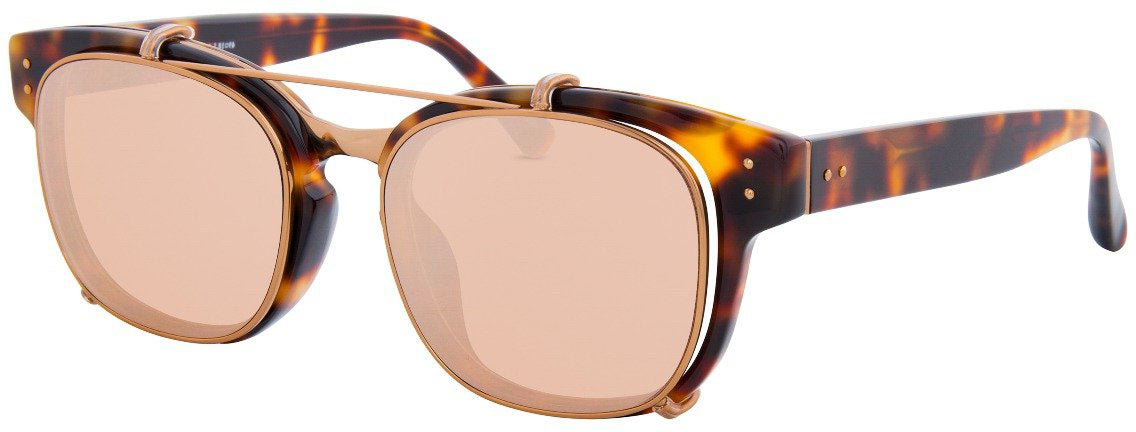 Color_LFL584C3SUN - Linda Farrow 584 C3 Rectangular Sunglasses