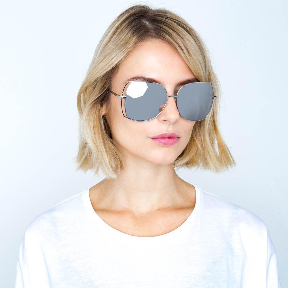 Color_LFL590C2SUN - Linda Farrow 590 C2 Oversized Sunglasses