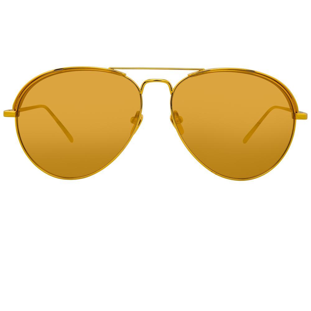 Color_LFL594C1SUN - Linda Farrow 594 C1 Aviator Sunglasses